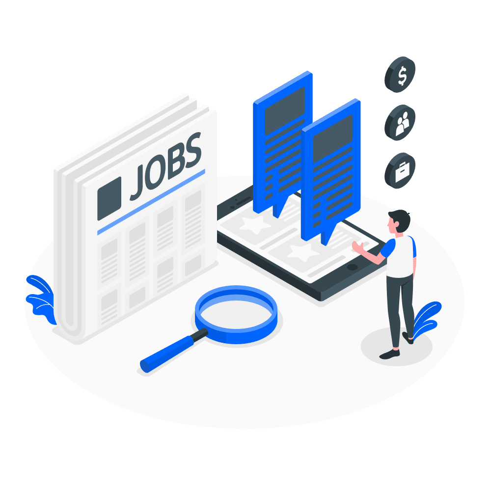 Illustration of AI-generated cover letter creation